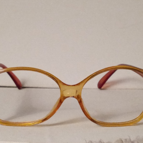 Beautiful Rare Vintage Viennaline Champagne Eyeglass Frame  NOS  Germany - Picture 6 of 7